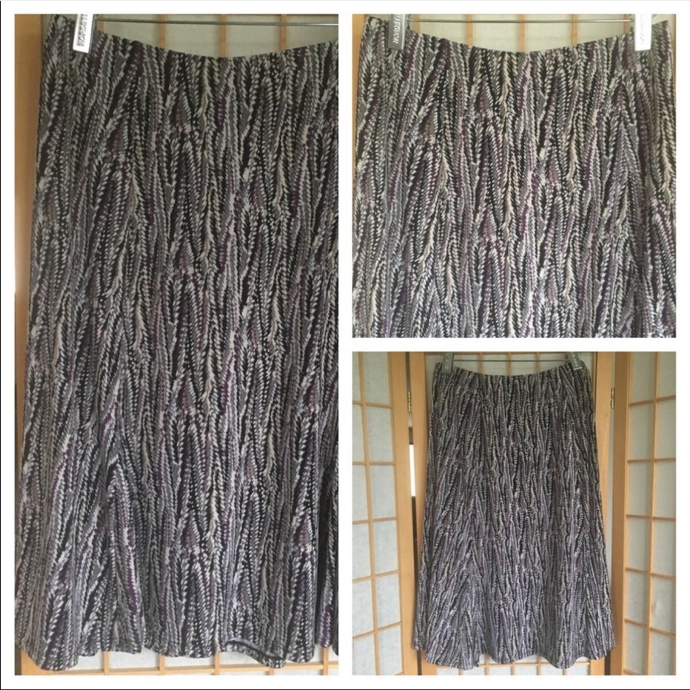 Alfani Stretch Print Skirt SZ SP